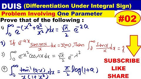 #02 DUIS |Integration  Involving one parameter when limit is constant | DUIS in hindi