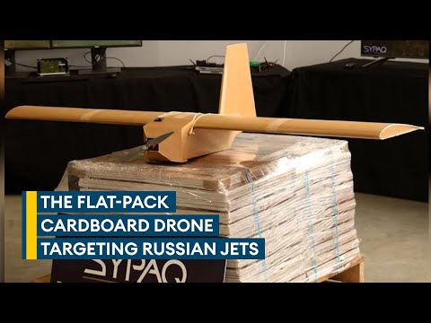 Ukraine's flat-pack cardboard drones destroying Russian jets