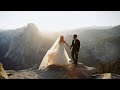 Intimate Sunrise Wedding at Glacier Point, Yosmite National Park CA