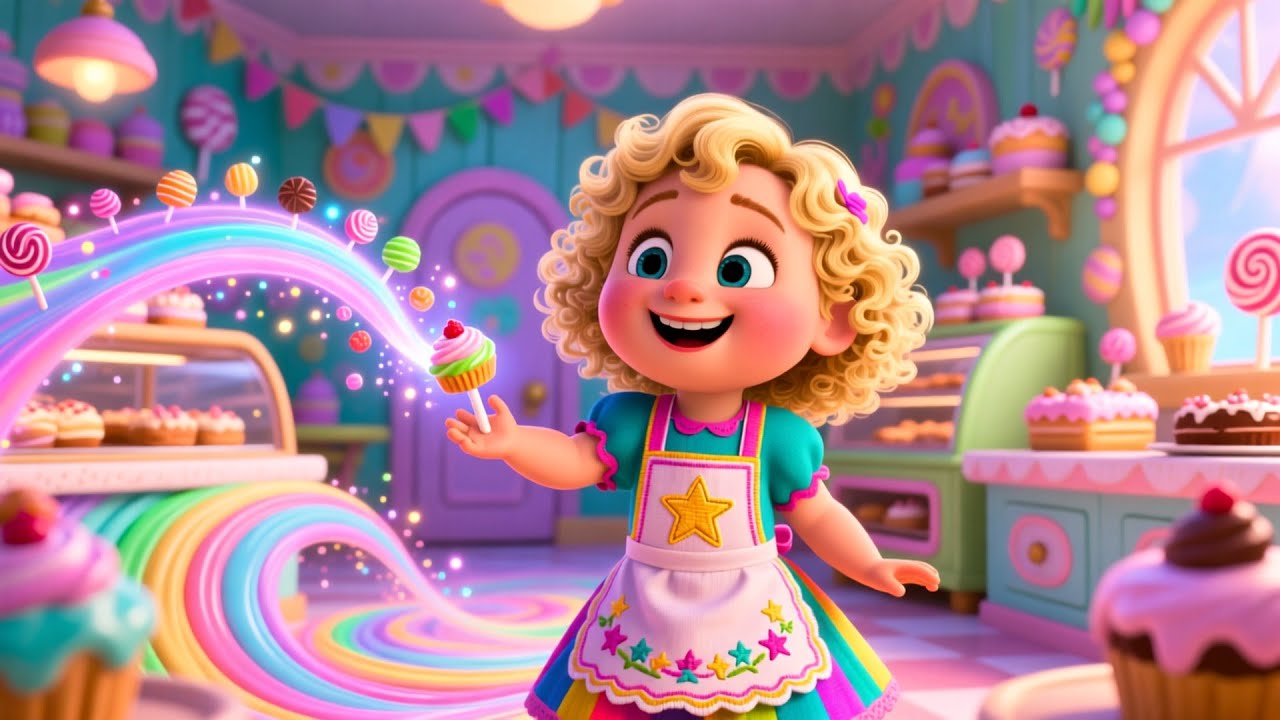 Baby’s Magical Bakery 🧁✨ | Learn Colors & Numbers | Fun Preschool Adventure