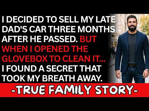 I Decided to Sell My Late Dad’s Car—But When I Opened the Glovebox, the Truth Left Me Speechless