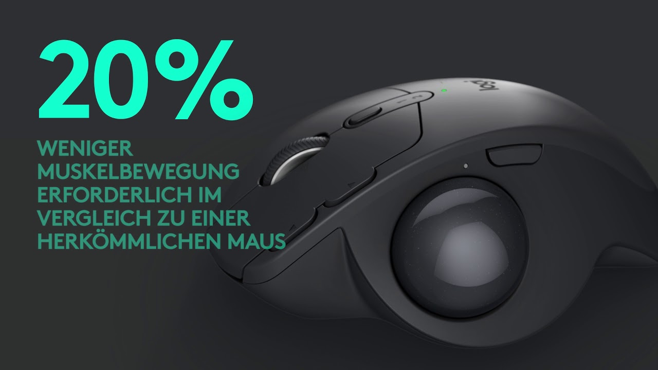 Logitech MX Ergo Trackball Wireless Maus @ playox.de
