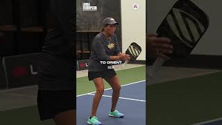 Senior pickleball coach Linda Thompson will teach you about the transition zone 🪧 #pickleball