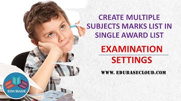 GENERATE MULTILPE AWARD LIST IN SINGLE AWARD LIST | EDUBASECLOUD