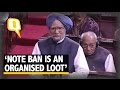 The Quint: The Quint: Manmohan Singh Flays Modi, Calls Note Ban ‘Organised Loot’ .