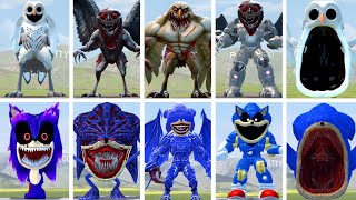 EVOLUTION OF ALL CURSED OWL VS SHIN SONIC TAPES FAMILY POPPY PLAYTIME CHAPTER 4 in Garry's Mod