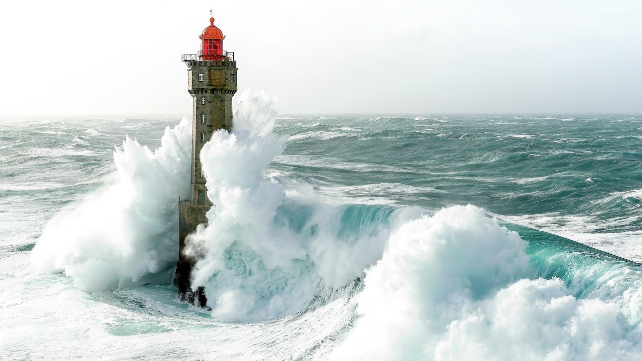 TEMPETE Eunice FORCE 11 à OUESSANT - BRETAGNE - 4K