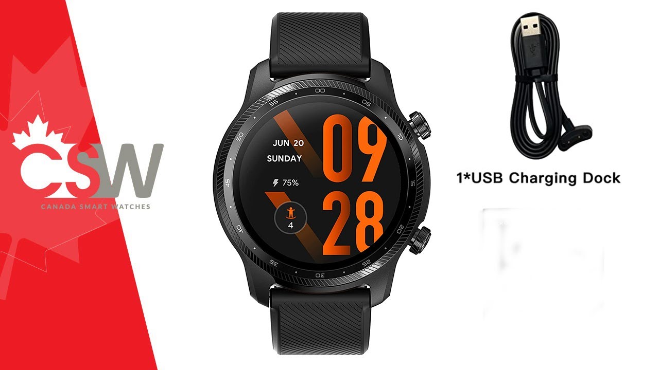 Ticwatch Pro 3 Ultra GPS Smartwatch Qualcomm SDW4100 and Mobvoi Dual  Processor System Wear OS Smart Watch for Men Blood Oxygen Fatigue  Assessment 3-45