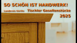 Unglaubliche Tischler Gesellenstücke 2025 | Handwerkskunst aus dem Landkreis Görlitz