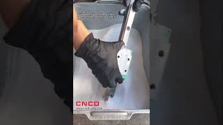 HGH Linear Guide Smoothness test #slide #block #linear #linearguide  #automobile #cnc #tools