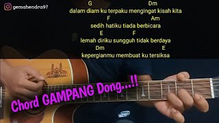 Kunci Gitar TERDIAM SEPI - Nazia Marwiana | Andikam Waktu Bisa Kuputar Kembali