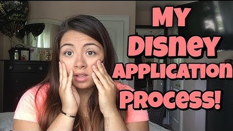 My Disney College Program Application Process!