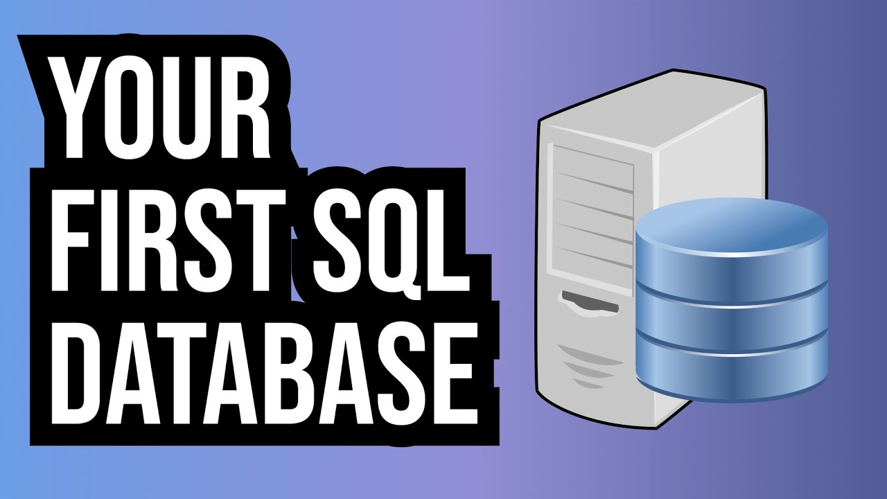 Learn how to create a SQL Database - learn SQL pt 2 - YouTube