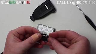 How To Replace Lexus LS430 Key Fob Battery 2002 - 2006 FCC ID HYQ12BZE