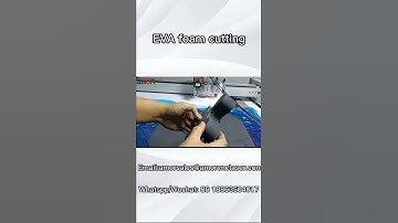 Hard EVA 70 degree cutting #Hardeva  #EVAfoam #Foamcutter #Digitalcutting #CNCEVA