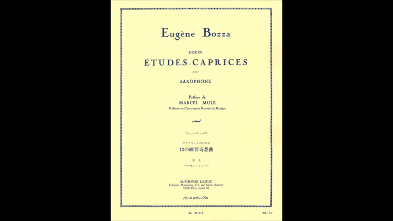 Caprice Etude No. 9 - "Allegro moderato" by Eugene Bozza