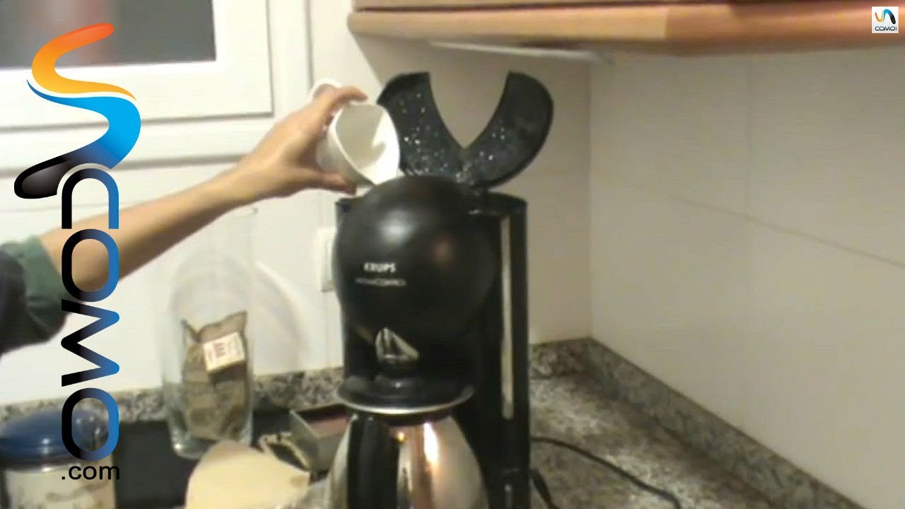 Cómo preparar café en la cafetera de filtro eléctrica. 