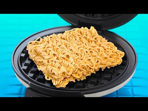 Easy And Yummy Food Recipes In Waffle Maker || Breakfast Ideas, Pizza And Dessert Ideas