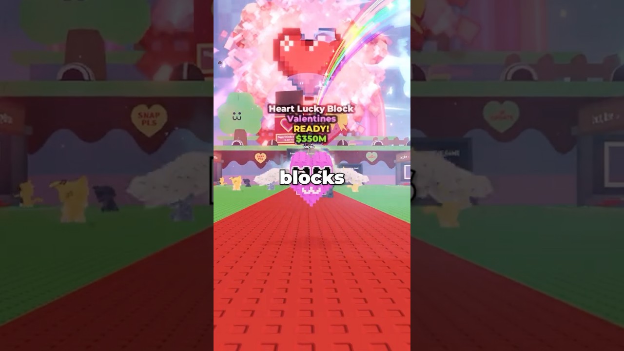 The New Heart Lucky Blocks in Steal A Brainrot...