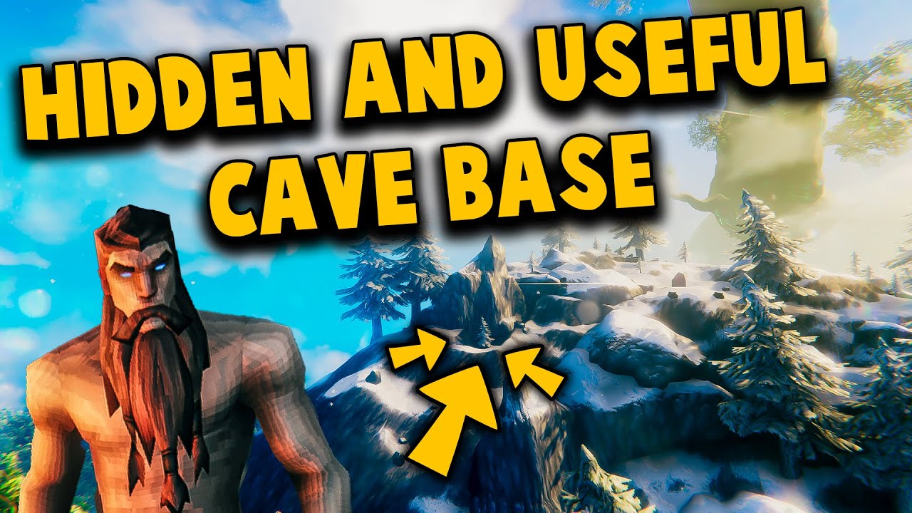 Hidden and Useful Cave Base | VALHEIM