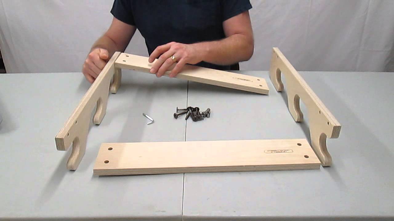 horizontal gun rack assembly - youtube