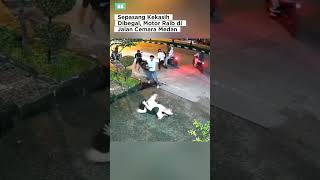 Sepasang Kekasih Dibegal, Motor Raib Di Jalan Cemara Medan