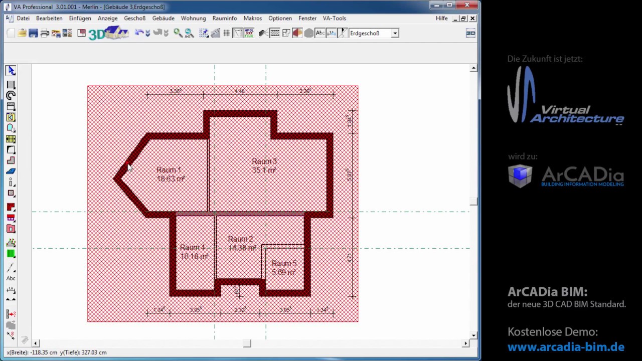 3d grundriss konstruktionselemente nachträgliches Ändern von wänden im grundriss va 3d cad tutorial deutsch konstruktionselemente 3d grundriss konstruktionselemente nachträgliches Ändern von wänden im grundriss va 3d cad tutorial deutsch konstruktionselemente