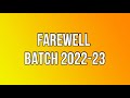 Farewell batch 202223  bbps pitampura