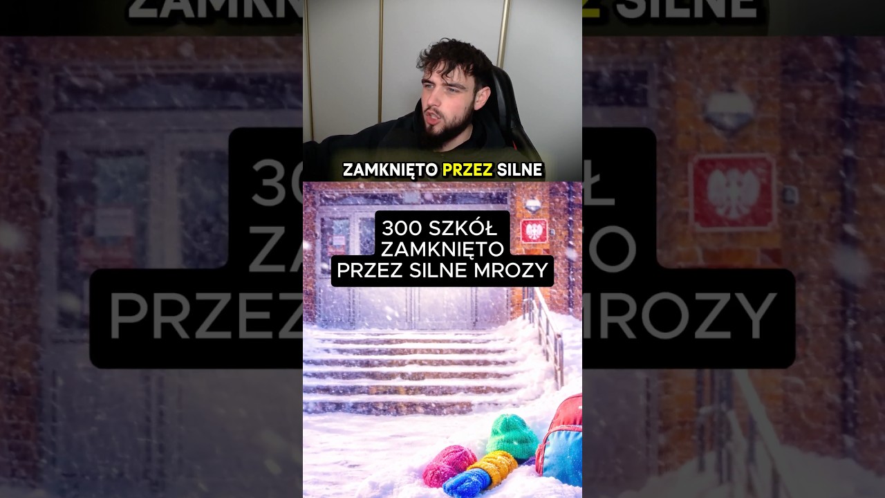 Zamknięto prawie 300 szkół, ze względu na silne mrozy!