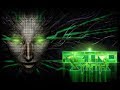 Powerwalker  energy systems system shock cover  retrosynth records 2017  darksynth cyberpunk