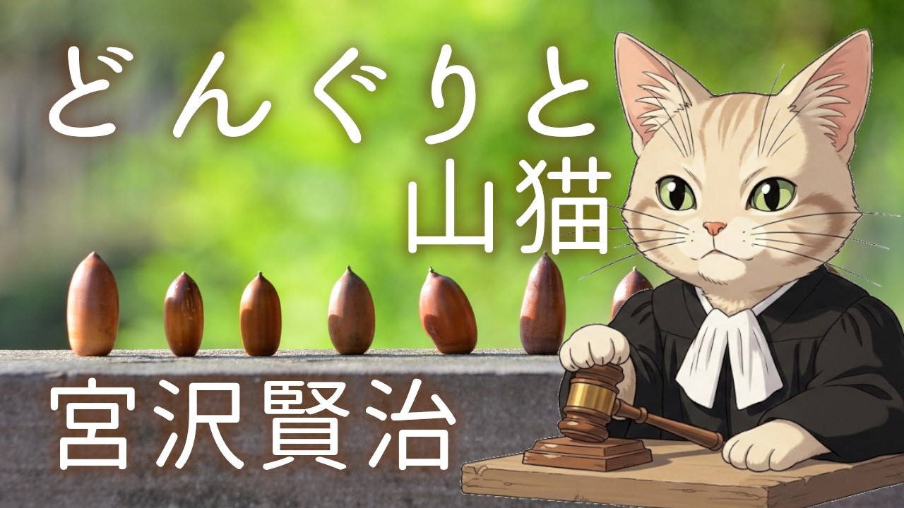 【朗読】どんぐりと山猫　宮沢賢治【フリーアナの朗読をオリジナル音源にのせて】