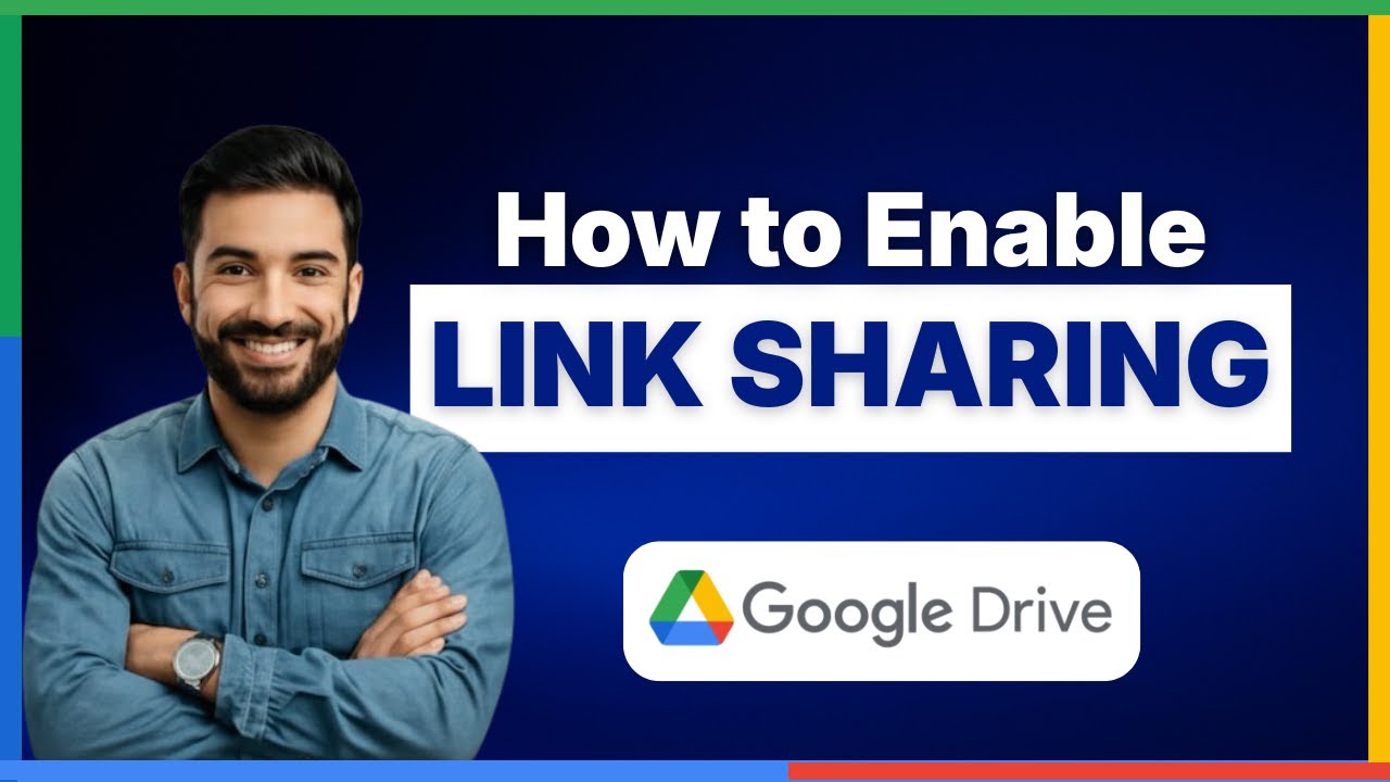 How to Enable link Sharing Option in Google Drive [FULL GUIDE] - YouTube