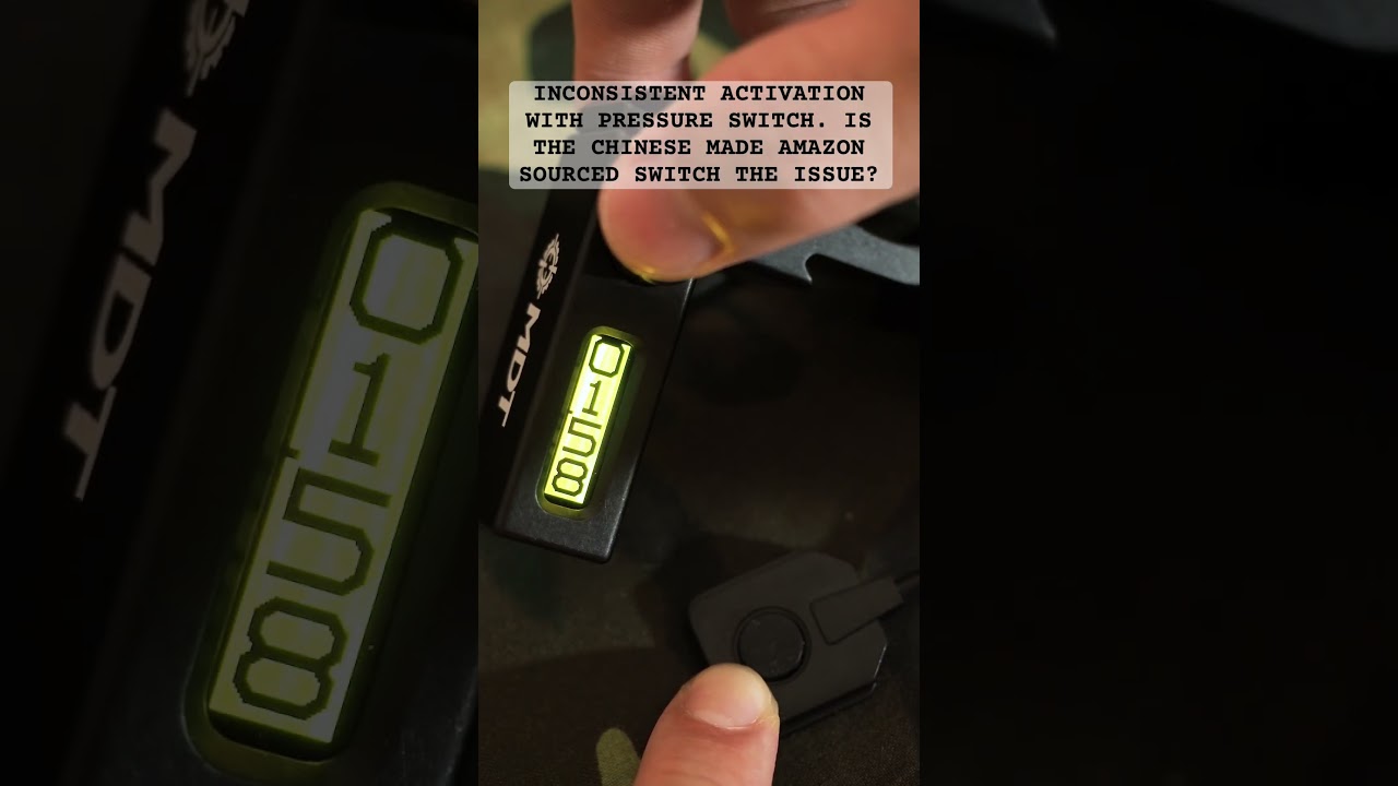 MDT Crush It Stage Timer - Testing Amazon-sourced MiC 2.5mm pressure switch.