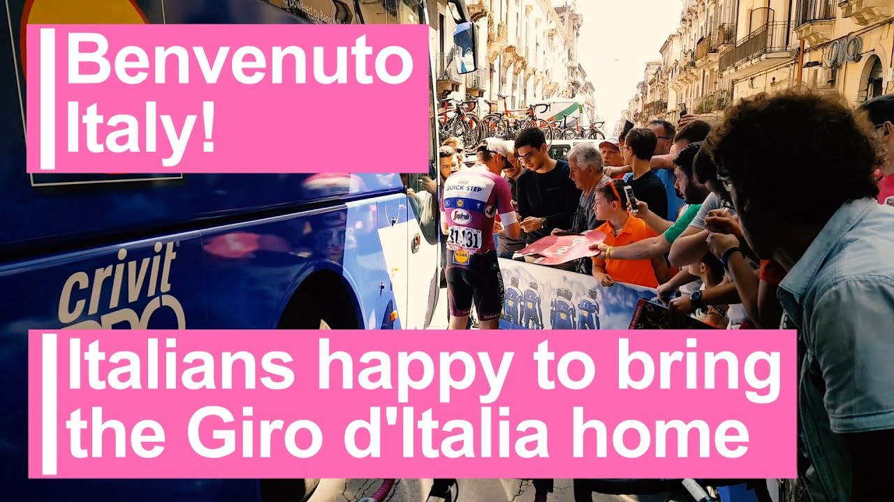 journalistic writing Benvenuto! Italians happy to bring the Giro d'Italia home