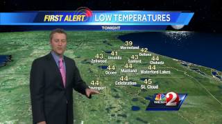 Chilly night, morning expected