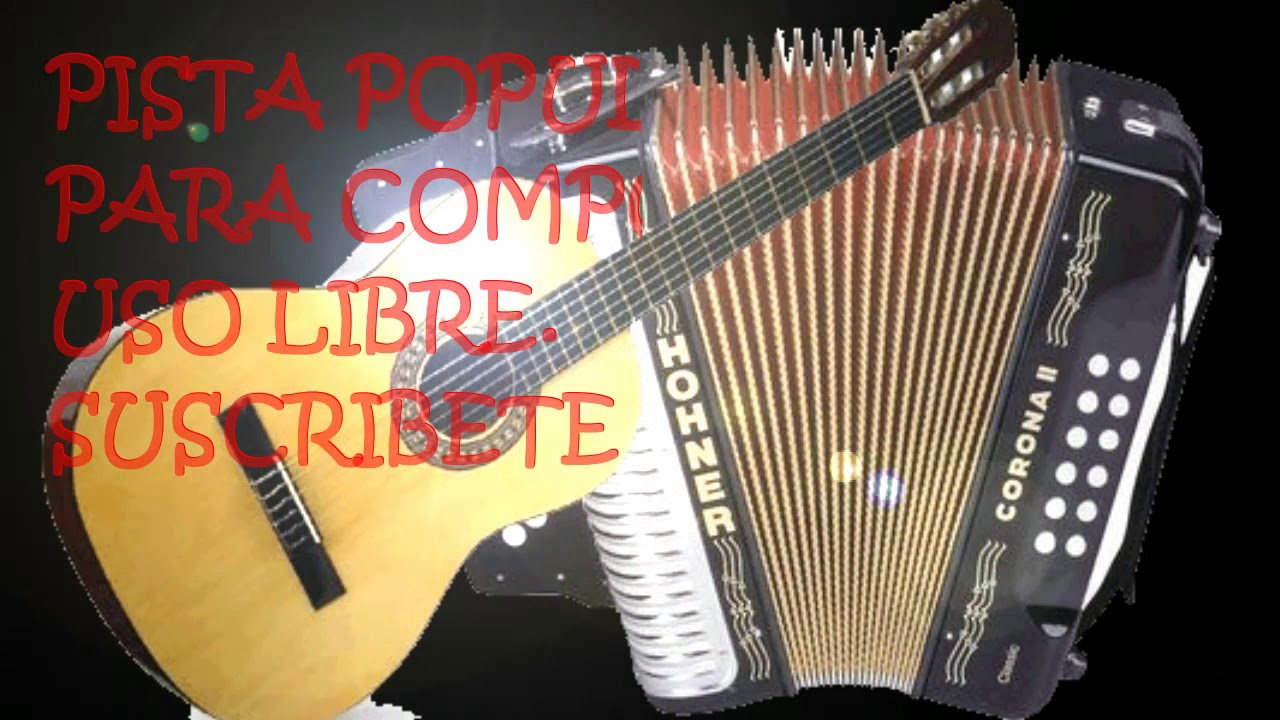 PISTA MUSICA POPULAR USO LIBRE PARA COMPOSITORES