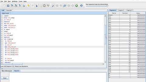 Mars Mips#Tutorial on swap  Arrays Elements