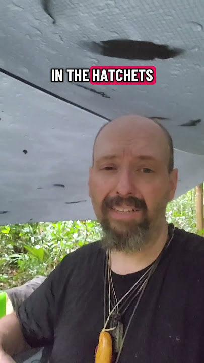 The DryFly Rain Tarp passed the rainforest test. 🌧️✅ #hammock #raintarp #rainforest #tarp