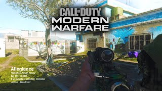 Call of Duty Modern Warfare Gameplay - Aniyah Palace Ground War