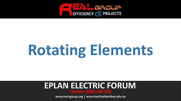 Rotating Elements | EPLAN Education