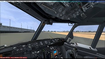 PMDG 737NGX Cold and Dark Startup Part 2: Pushback, Taxi and Takeoff