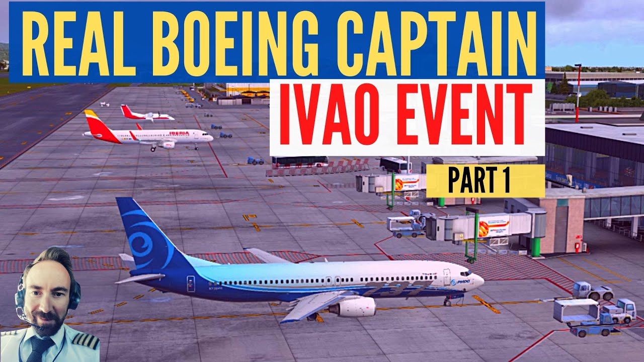 Real Boeing Captain Flies The PMDG Boeing 737 on an IVAO Event - [Real ...