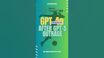Sam Altman brings GPT-4o back (But Paid) #chatgpt4o #gpt5 #aitools #samaltman #openai #viralvideo
