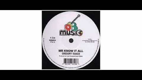 Gregory Isaacs - Mr Know It All - 12" - DEB Music