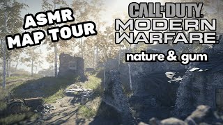 ASMR | Nature Sounds CoD Map Tour  - The Hill | Nature & Light Gum Chewing