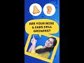 LearnoHub Science Shots | Are your Nose &amp; Ears still growing? #shorts #YTShorts