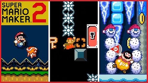 Super Mario Maker 2 Compilation #2 - Shell Jumps, Bad Jumps and Snow Pokeys!