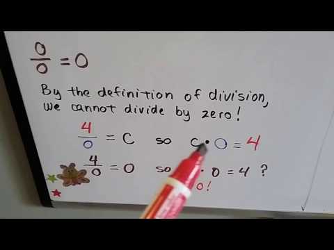 Algebra II #1.2c, Division and Zero as undefined