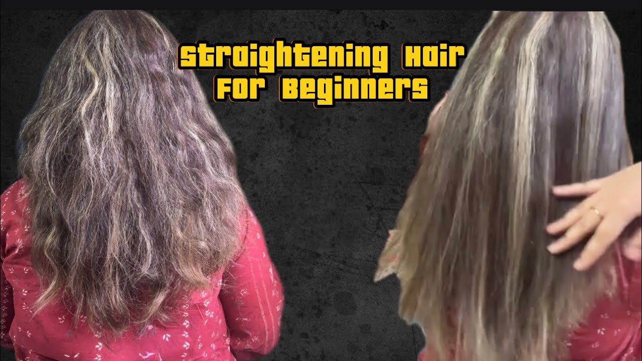 Straightening Hair For Beginners|| Easy To Do||Tips& Tricks||Dead ...
