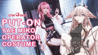 How to wear Uwowo Operator Ver costumes